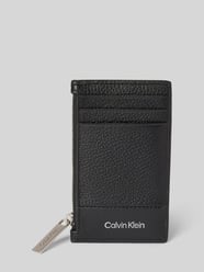 Portemonnaie mit Label-Print von CK Calvin Klein Schwarz - 28