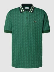 Poloshirt mit Allover-Print von Lacoste Grün - 36