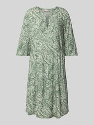 Tuniekjurk van viscose in laagjeslook van Christian Berg Woman Selection - 15