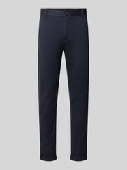 Slim fit stoffen broek met omgeslagen broekspijpen van Lindbergh - 14