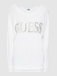 Shirt mit Fledermausärmeln Modell 'Tabitha' von Guess Weiß - 29