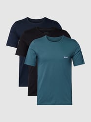T-Shirt mit Label-Stitching im 3er-Pack von BOSS Blau - 29