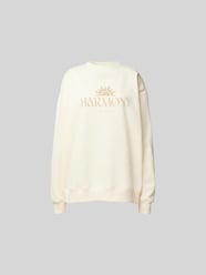 Bluza o kroju oversized z nadrukiem z napisem od OH APRIL - 5