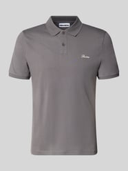 Slim Fit Poloshirt mit Label-Stitching von REVIEW - 34