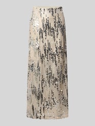 Midirok met pailletten, model 'MAULINA' van ICHI - 7