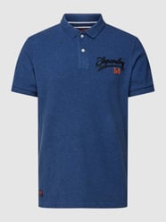 Poloshirt met labelstitching, model 'VINTAGE SUPERSTATE' van Superdry Blauw - 44