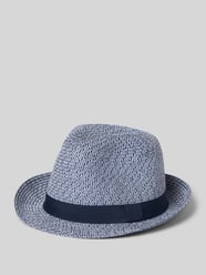 Strohoed met hoedband, model 'TRILBY' van Müller Headwear - 13