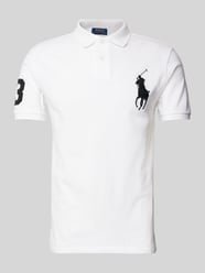 Custom Slim Fit Poloshirt mit Logo-Stitching von Polo Ralph Lauren - 47