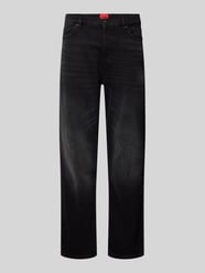 Tapered Fit Jeans im 5-Pocket-Design von HUGO Schwarz - 4