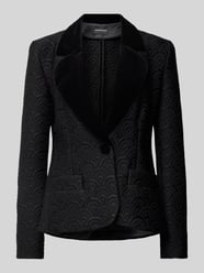 Regular Fit Blazer mit Reverskragen von Emporio Armani Schwarz - 22