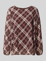 Relaxed Fit Longsleeve mit Karomuster Modell 'Al44icee' von ZABAIONE - 33