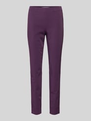 Slim fit stoffen broek met siernaden, model 'PENNY' van Raffaello Rossi - 23