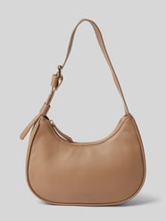 Handtas met labelopschrift, model 'DALARNA' van Seidenfelt Beige - 20