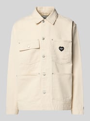 Jeansjacke mit aufgesetzten Taschen Modell 'DREWE CHORE' von Carhartt Work In Progress - 34