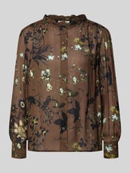 Regular fit blouse met lange mouwen van pure viscose van Marc O'Polo - 39