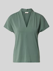 Regular Fit Bluse mit V-Ausschnitt Modell 'Yrsa' von FREE/QUENT - 5