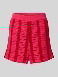 Regular Fit Shorts mit Lochmuster Modell 'Nolita' von Colourful Rebel - 5