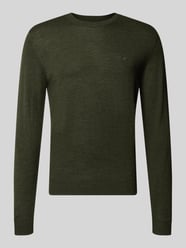 Regular Fit Strickpullover aus Wolle mit Rundhalsausschnitt von Fynch-Hatton - 16