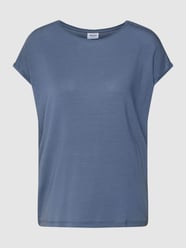 T-shirt met ronde hals, model 'PLAIN' van Vero Moda Blauw / turquoise - 32