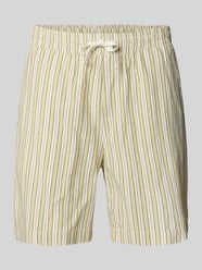 Shorts mit elastischem Bund Modell 'Bommy' von WOODBIRD Beige - 23