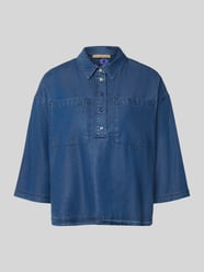 Relaxed Fit Bluse aus Lyocell-Mix mit Polokragen von Smith and Soul - 19