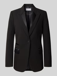 Regular Fit Longline Blazer mit Satinrevers von Jake*s Collection - 1