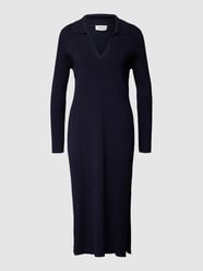 Midi-jurk met platte kraag van ROBE LÉGÈRE Blauw / turquoise - 19
