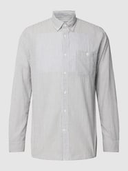 Vrijetijdsoverhemd met structuurmotief, model 'REGREIL' van Selected Homme Blauw - 16