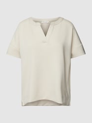 T-Shirt mit Tunikakragen von Christian Berg Woman Weiß - 10