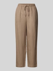 Caprihose aus Leinen mit elastischem Bund Modell 'LINEN' von Mango - 38