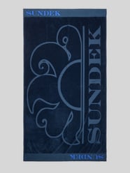 strandlaken met logo- en motiefprint van Sundek - 6