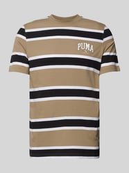 T-Shirt mit Label-Print von PUMA PERFORMANCE Beige - 27