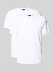 Regular fit T-shirtset van katoenmix model 'NAOLO' in 2-pack van HUGO Blue - 28