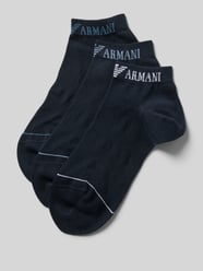 Socken mit Label-Print im 3er-Pack von Emporio Armani - 6