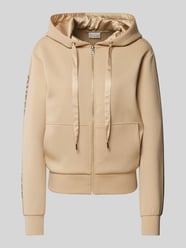 Sweatjacke mit Label-Details von Guess Braun - 1