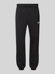 Regular fit sweatpants met labelstitching van The North Face - 29