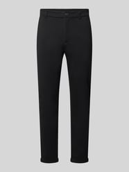 Hose o kroju slim fit z dodatkiem wiskozy w skróconym kroju od Lindbergh - 20