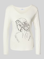 Shirt met lange mouwen en motiefprint van ZABAIONE - 14