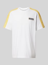 T-Shirt mit Label-Badge Modell 'ADIBREAK' von adidas Originals Weiß - 16