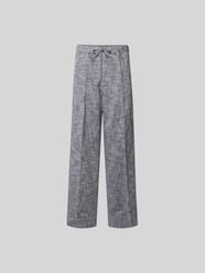 Wide Fit Stoffhose mit Bügelfalten von Officine Générale - 1