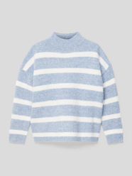Strickpullover mit Blockstreifen Modell 'KENDALL' von Mango Blau - 23