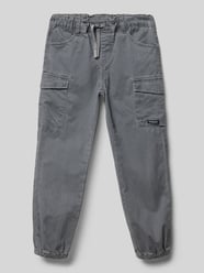 Regular Fit Cargohose mit Label-Detail Modell 'BEN' von Name It Grau - 48