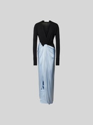 Maxikleid mit Raffungen von Victoria Beckham Schwarz - 38