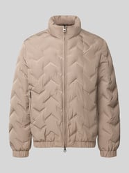 Steppjacke mit Stehkragen und Reißverschlusstaschen von Antony Morato Beige - 1