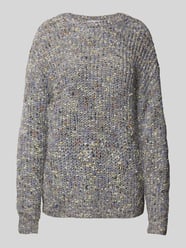 Sweter z dzianiny z okrągłym dekoltem od Jake*s Casual - 38