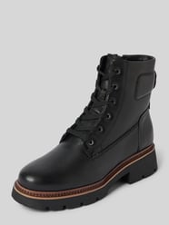 Leren boots met treklus van Tamaris - 37