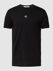 T-Shirt mit Logo-Print von Calvin Klein Jeans Schwarz - 3