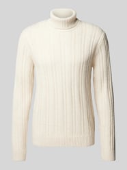 Strickpullover mit Rollkragen Modell 'BLATRENT' von Jack & Jones Premium Beige - 32