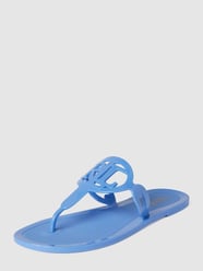 Teenslippers met labeldetail van Lauren Ralph Lauren Blauw / turquoise - 36