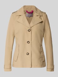 Kurtka w kroju regular fit z kołnierzem z połami od Christian Berg Woman Selection - 13